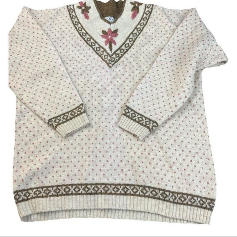Jump By Eve Roth Sweater Women’s size Medium